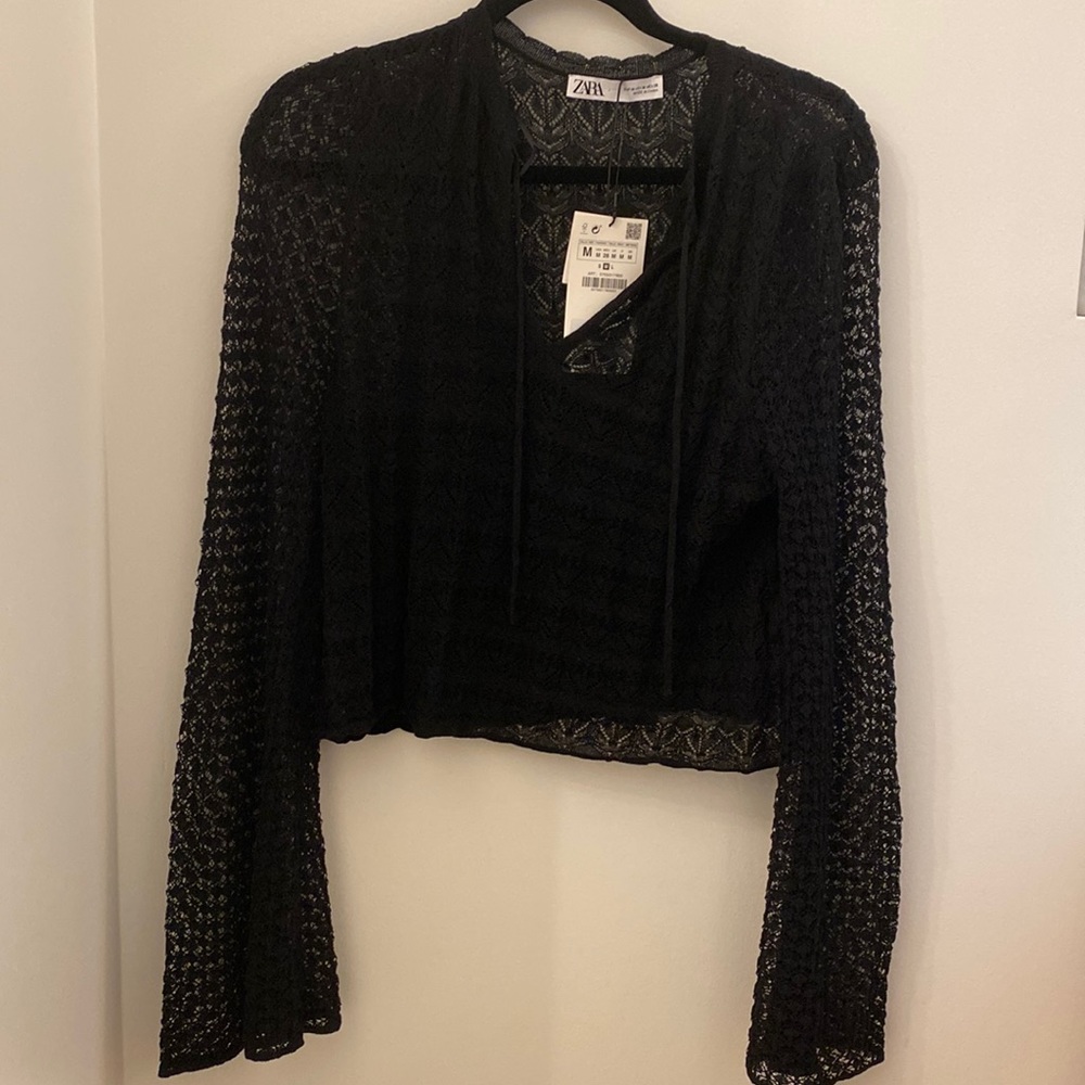 Zara knit blouse